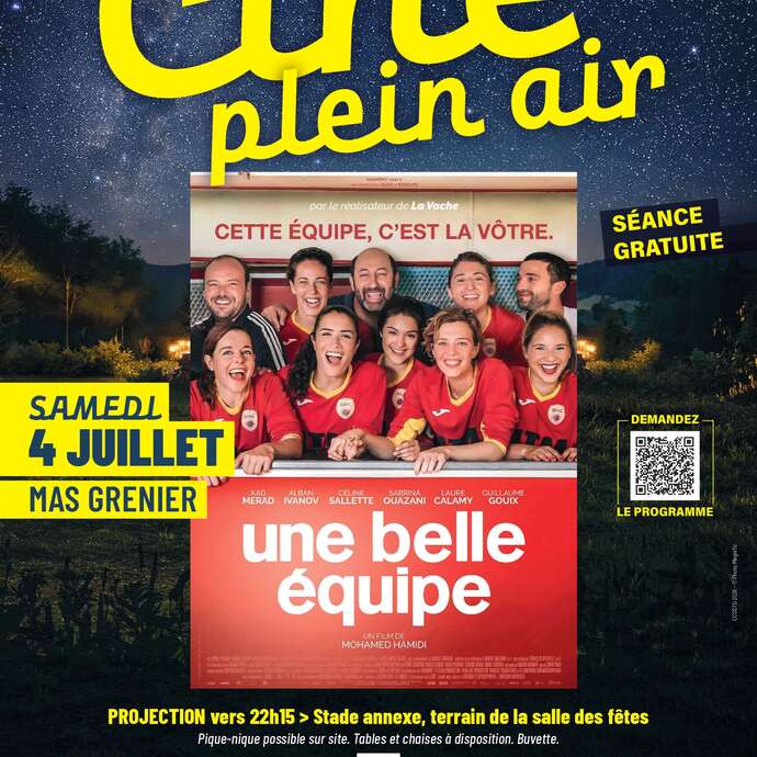 Ciné Plein Air /  "Une belle équipe"