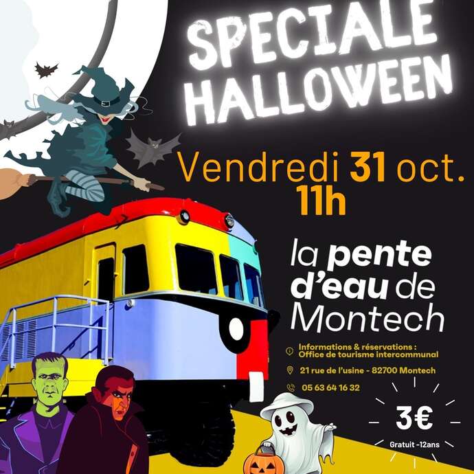 Balade Commentée de la Pente d'eau de Montech - Spéciale Halloween