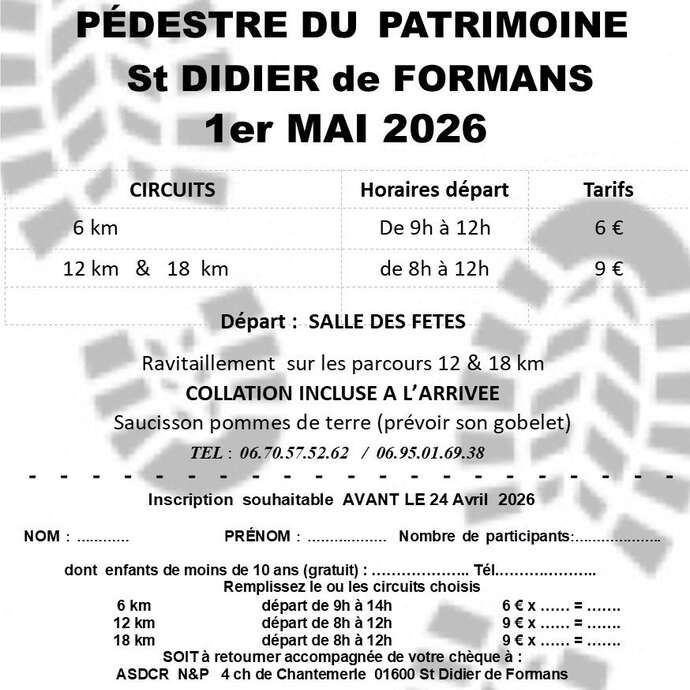 7ème randonnée pédestre du patrimoine