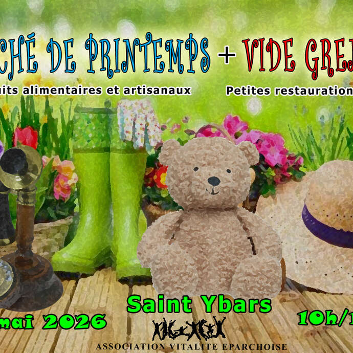 Marché de printemps et Vide grenier à Saint Ybars