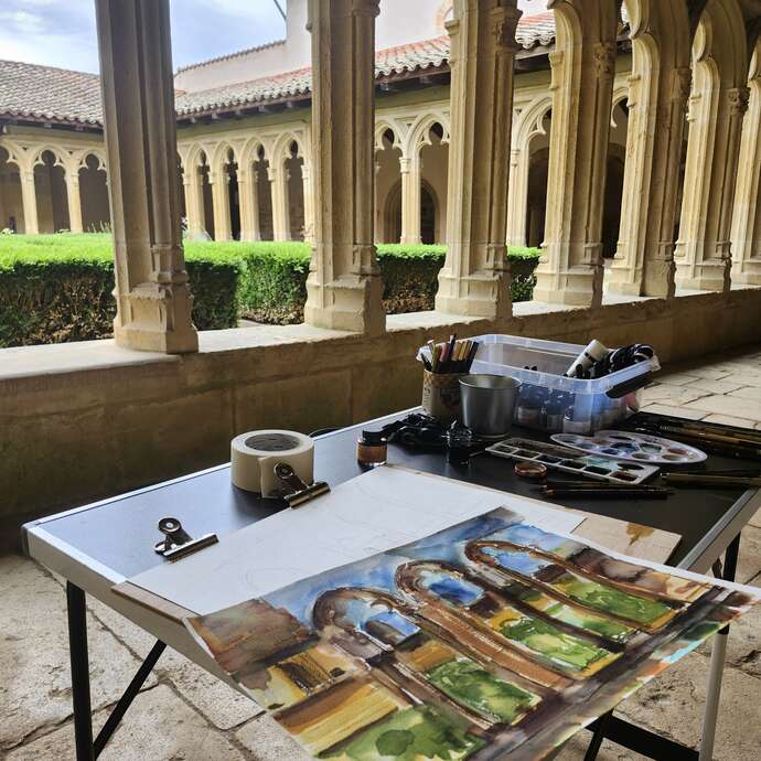 Atelier en famille - Les p'tits peintres de l'abbaye