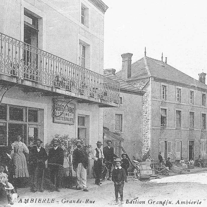 Promenade sur les traces des anciens commerces d'Ambierle