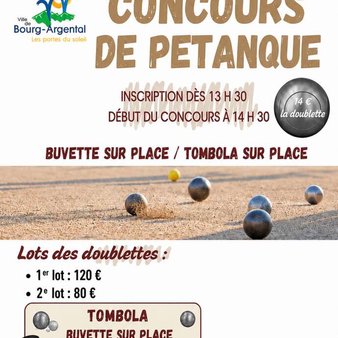 Concours de pétanque - Conscrits 2028