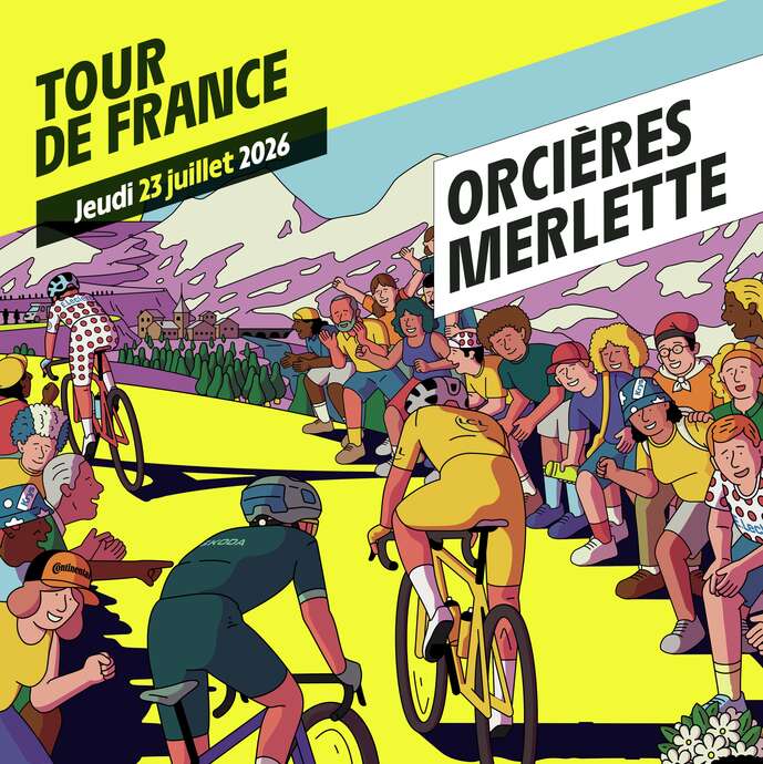 Le Tour de France - Orcières ville d'arrivée