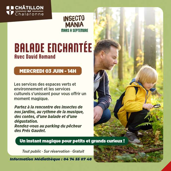 Balade contée et musicale pour observer les insectes