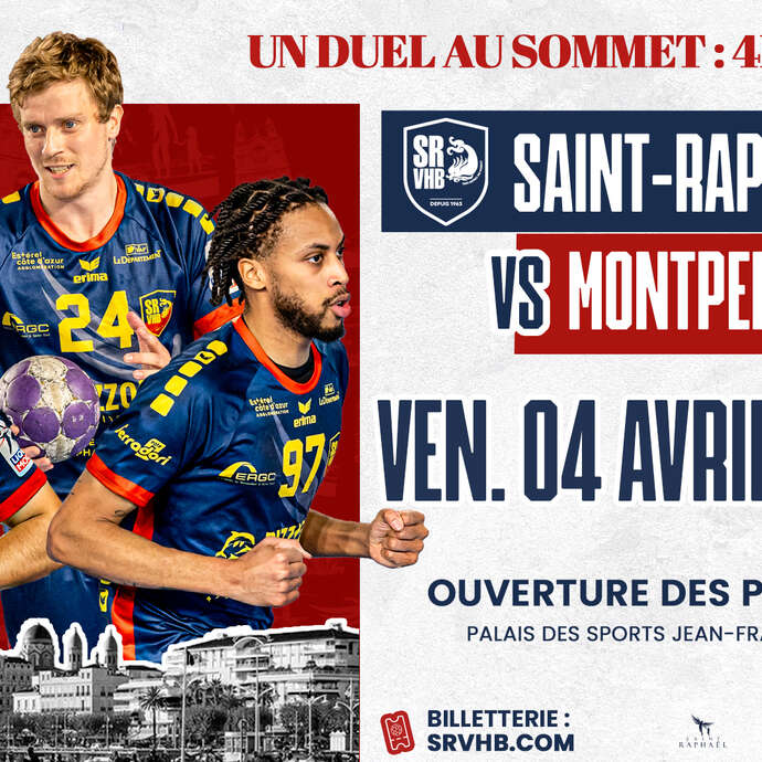 Handball : Saint-Raphaël Vs Montpellier