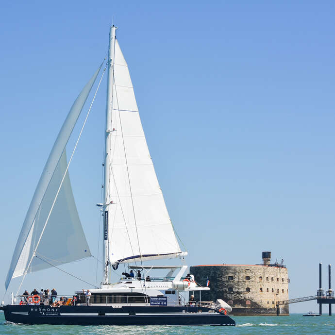 Balade en catamaran vers Fort Boyard - Compagnie Interîles