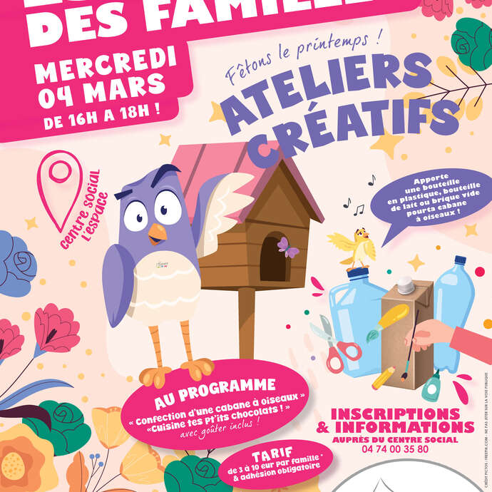 Ateliers créatifs de printemps