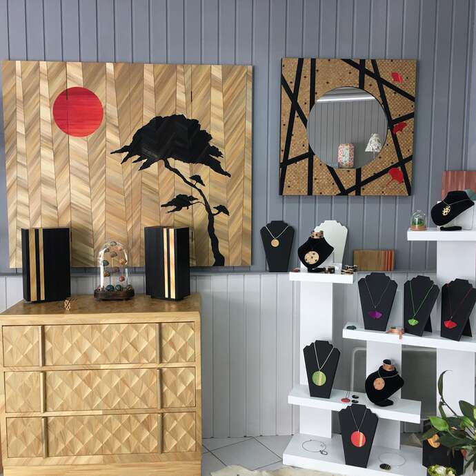 Domi marqueterie de paille