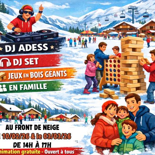 Jeux en Famille au Front de neige