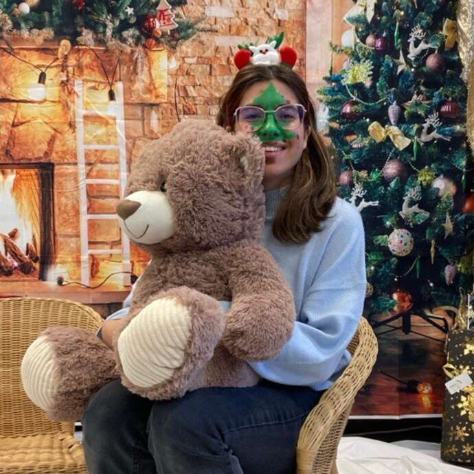 Séance maquillage et photo de Noël