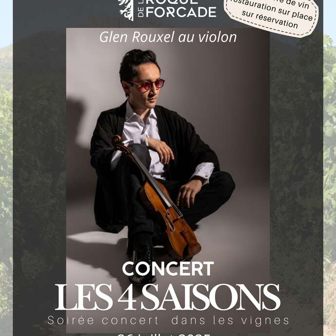 Les Scènes de la Roque Forcade - Concert « Les 4 Saisons » avec Glen Rouxel