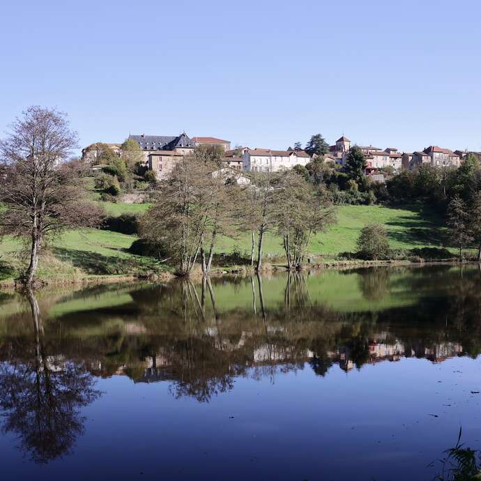 Itinéraire VTT : circuit 23 rouge, base Belmont-de-la-Loire
