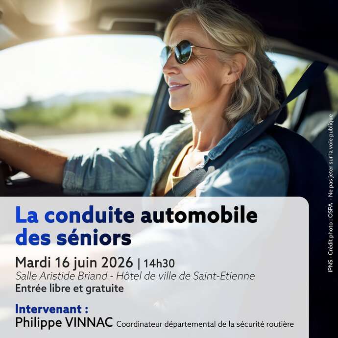 Conférence sur la conduite automobile des séniors