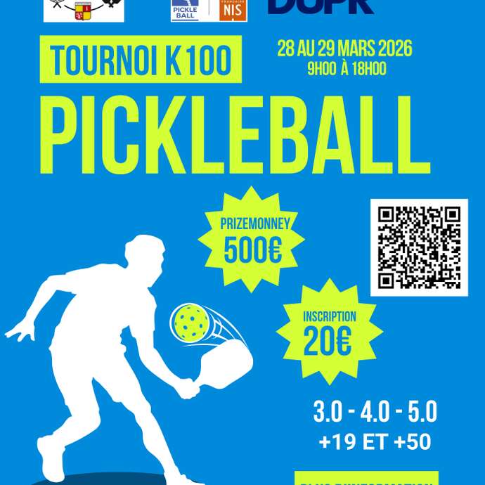 Tournoi K100 Pickelball