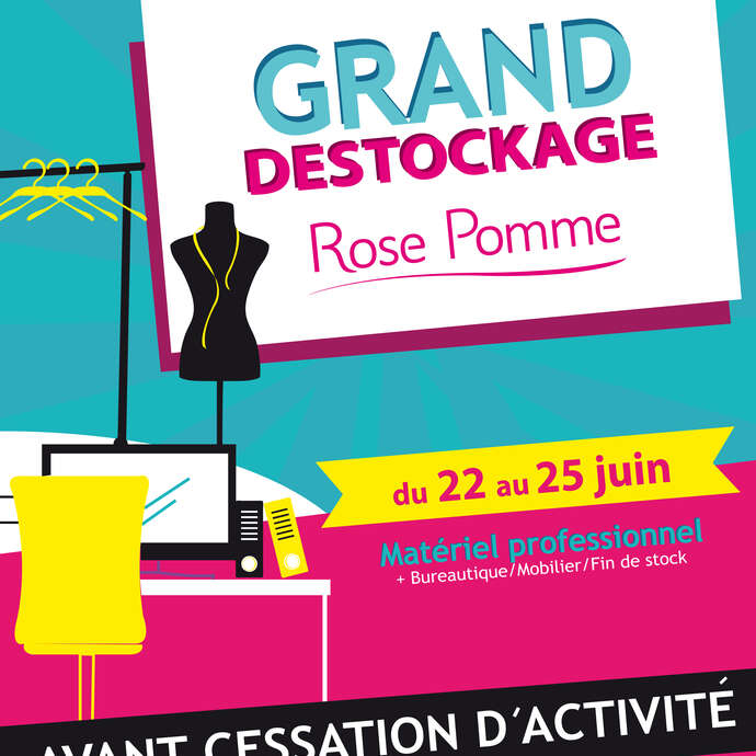 Dernier grand déstockage Rose Pomme