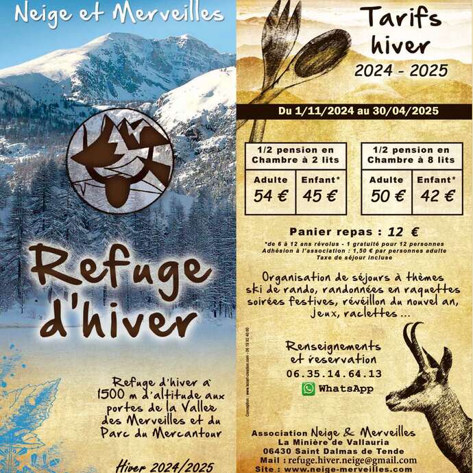 Neige et Merveilles, refuge d'hiver