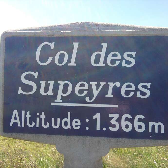 Circuit cyclo - Col des Supeyres - Col des Pradeaux