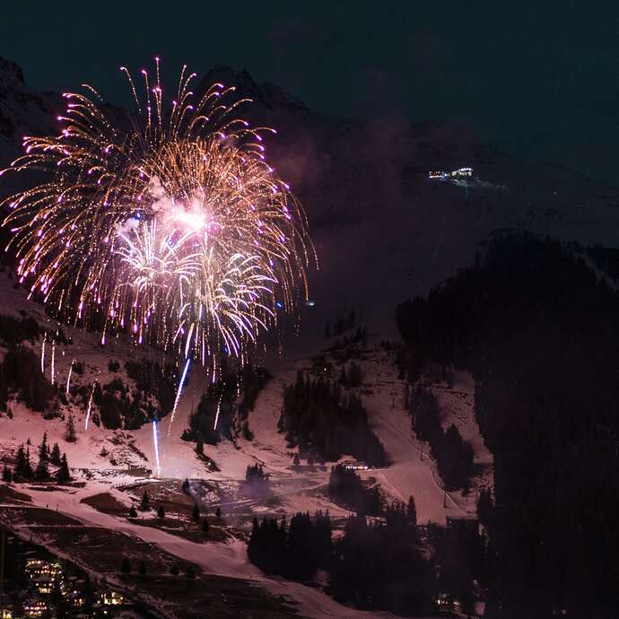 Apéro et feux d'artifice du Nouvel An