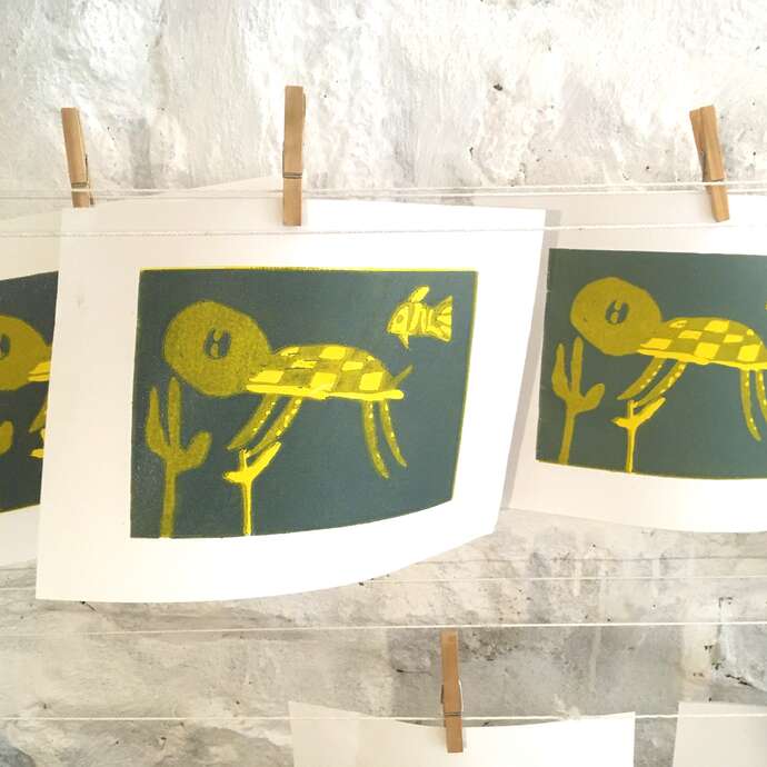 Stage linogravure enfants