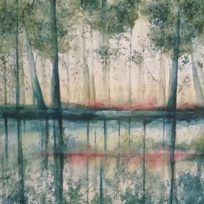 Aquarelles et pastels secs