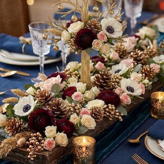 Atelier art floral enfant/ado - L'éclat des fêtes