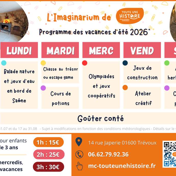 Animations à l'Imaginarium de Toute une Histoire