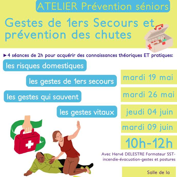 Premiers secours et prévention des chutes