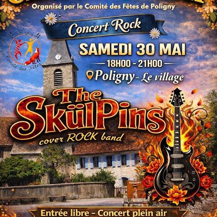 Concert - The SkülPins cover Rock band