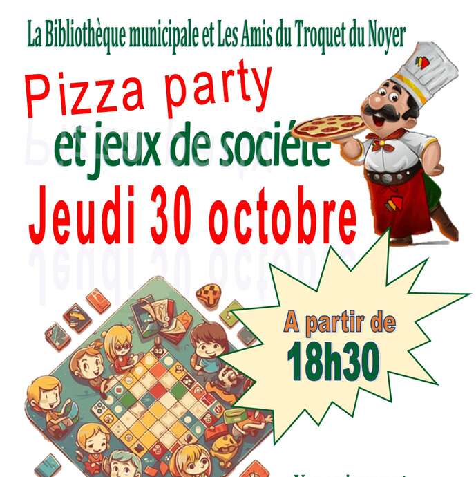 Soirée Pizza et jeux de société Soirée Pizza et jeux de société