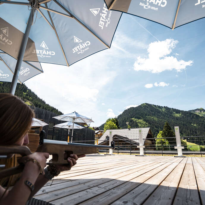 Châtel Laserschießen