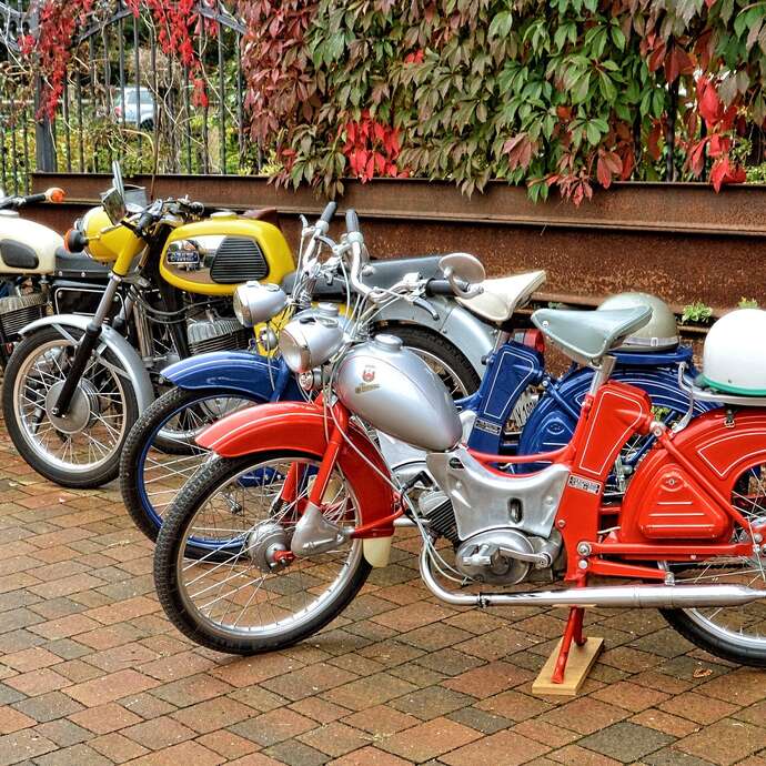 Motos anciennes et mobylettes - Exposition