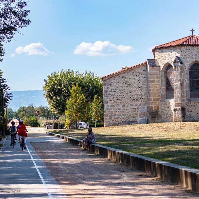 Boucle cyclable : entre Forez et Lyonnais à vélo : Montrond-les-Bains / Chazelles-sur-Lyon