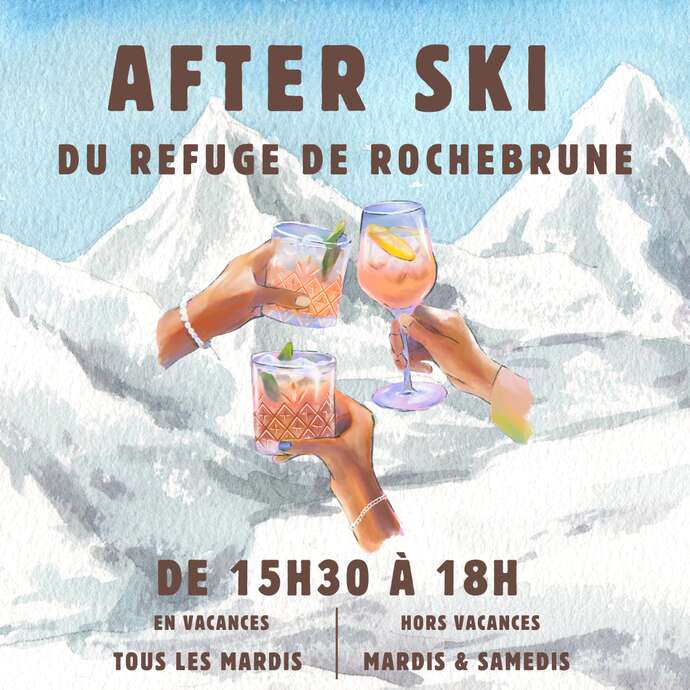 Les after-ski du refuge de Rochebrune !