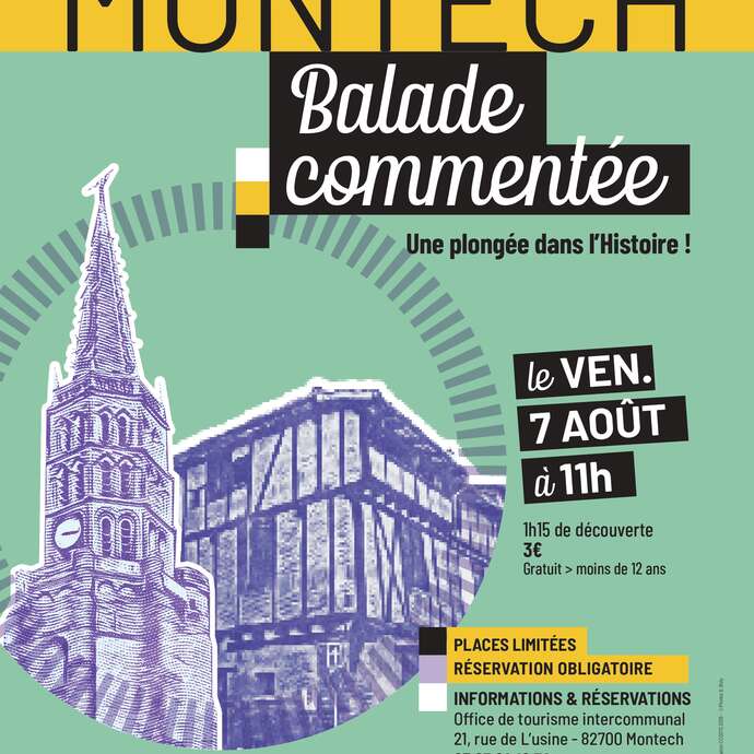 Balade commentée "Histoire et Patrimoine de Montech "