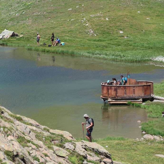 Rdv avec le Parc national des Ecrins : grand lac des Estaris
