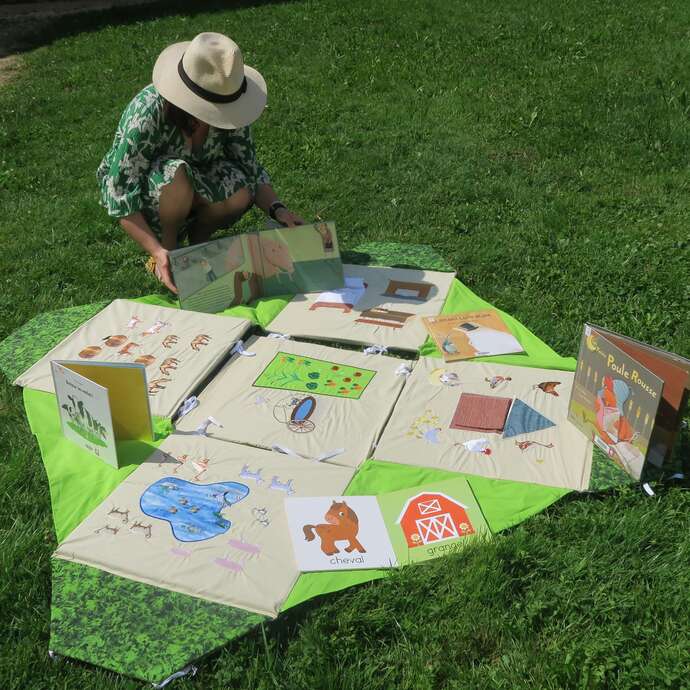 Tapis de lecture "Raconte-moi la ferme !"