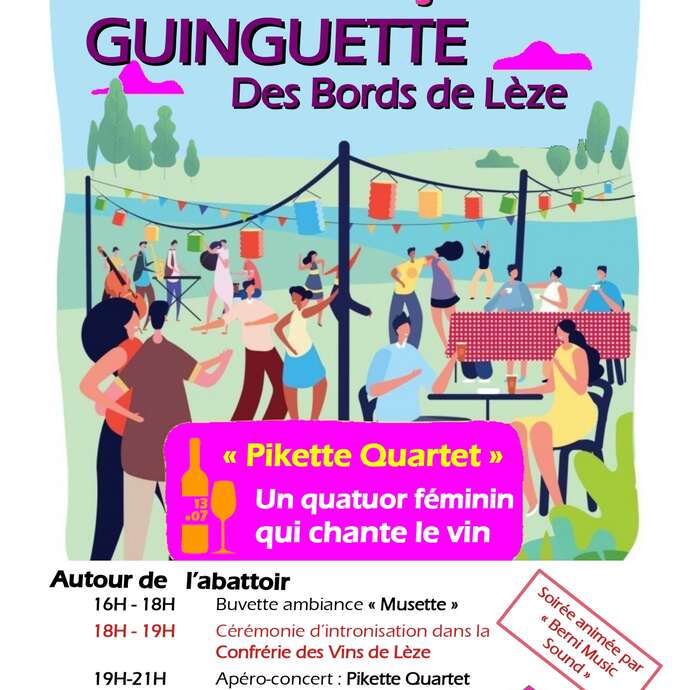 Guinguette au bord de l'eau