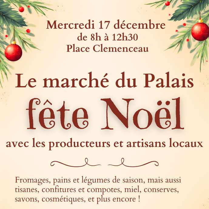 Le marché du palais fête noël