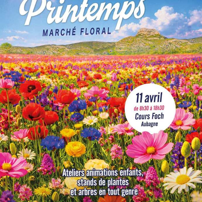 Jour de printemps - Marché floral