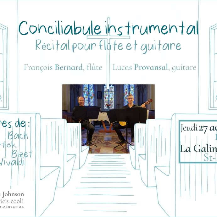 Conciliabule instrumental , récital pour flûte et guitare - concert