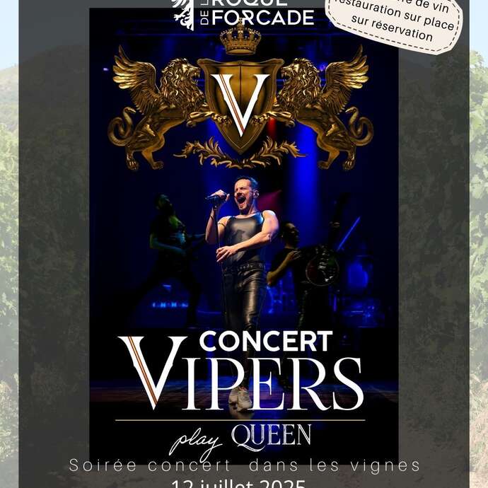 Les Scènes de la Roque Forcade - Vipers Queen – Tribute Queen