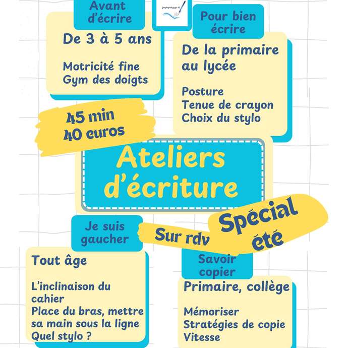 Atelier d'écriture
