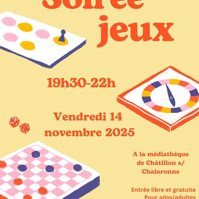 Soirée jeux de société