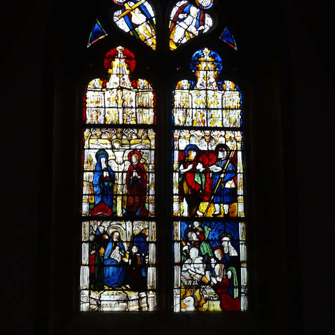 Le vitrail de l’église de Saint-Martin