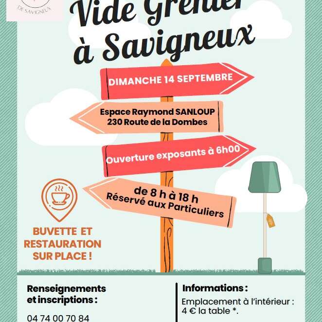 Vide Grenier à Savigneux