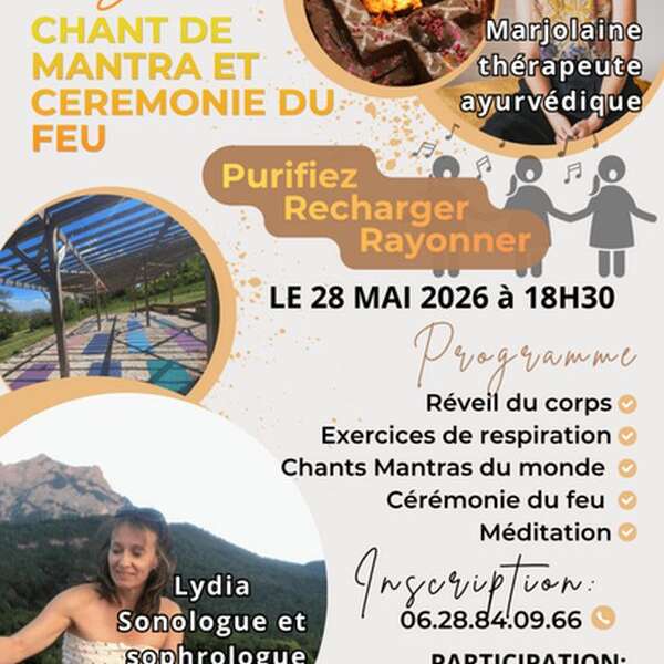 Soirée chant de mantra et cérémonie du feu