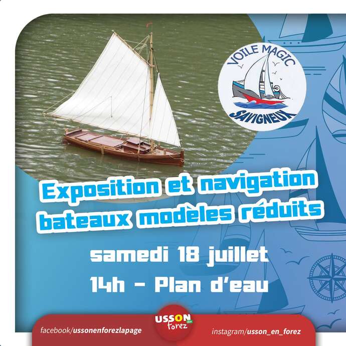 Démonstration de bateaux modèles réduits radiocommandés