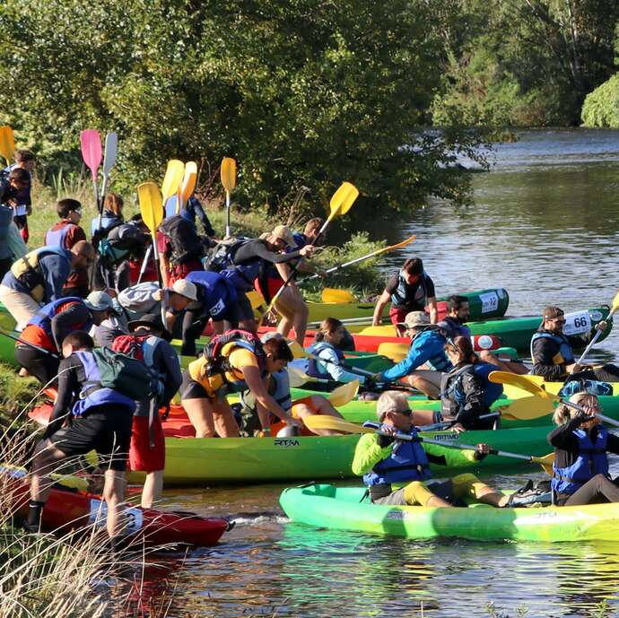 Stage kayak Pagaie couleur à B2lf