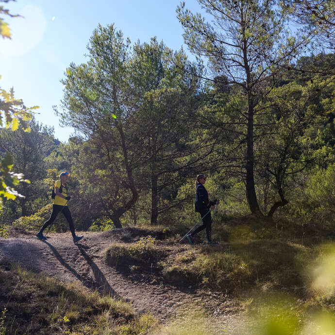 Découverte de la la marche nordique – La Coueste, Aubagne